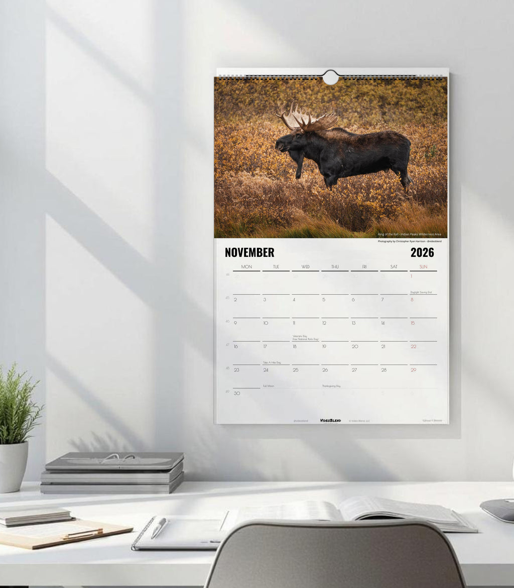 The 2026 Rocky Mountain Wildlife Calendar
