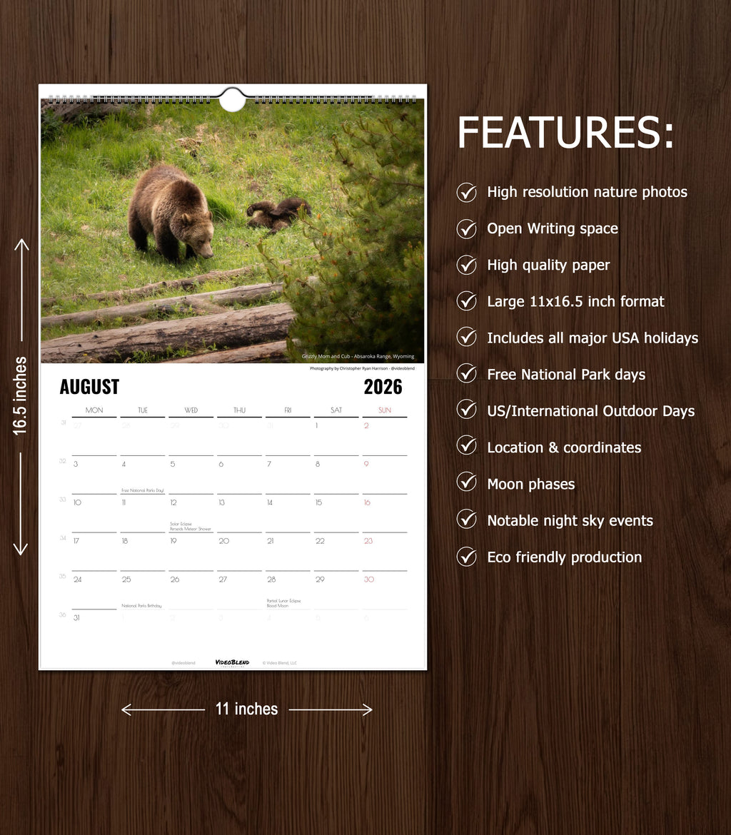 The 2026 Rocky Mountain Wildlife Calendar