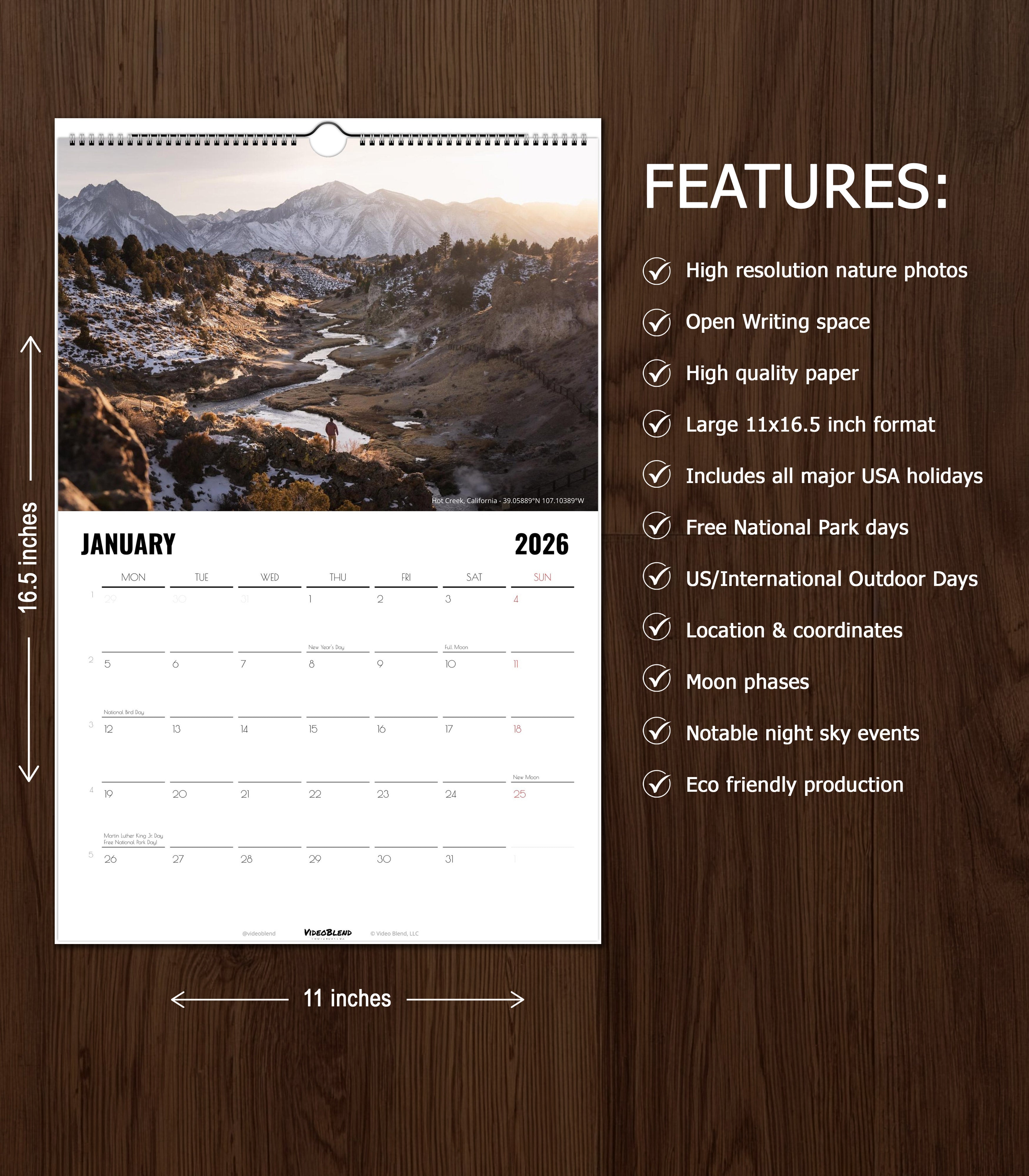 2026 Great Outdoors Calendar